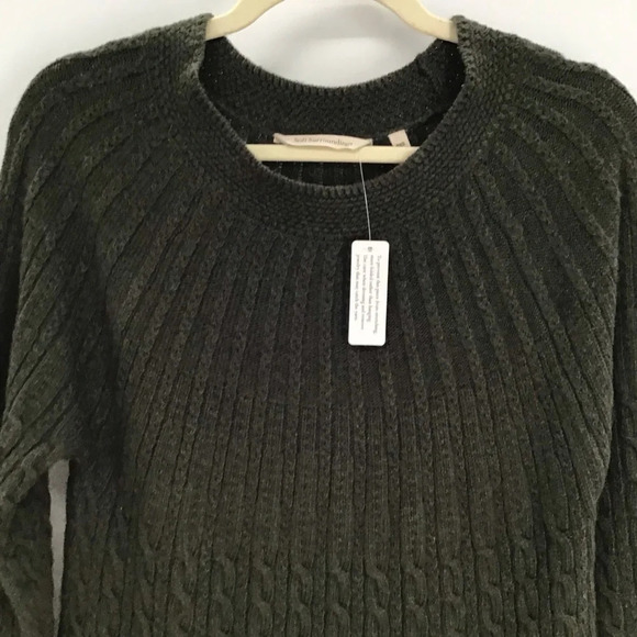 Soft Surroundings Cabin Creek Cashmere Blend Sweater Dress Career NWT Size XXS - Picture 4 of 9